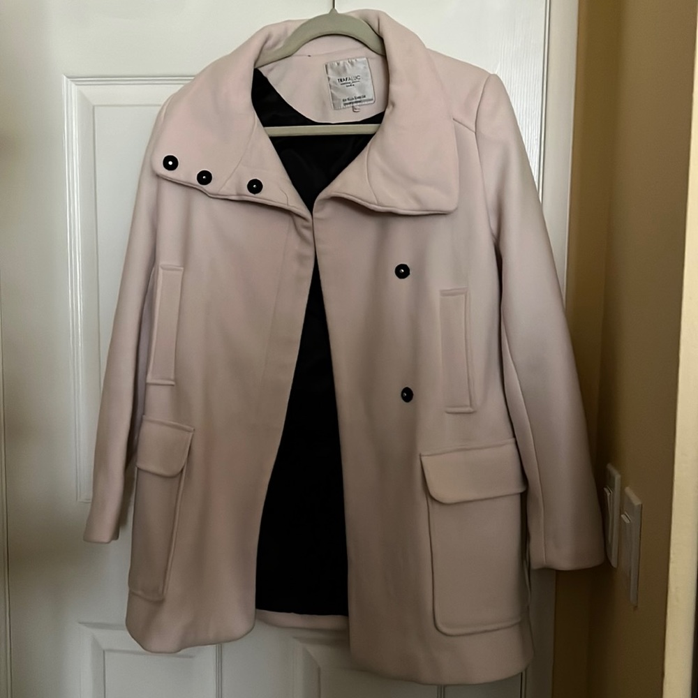 Light pink Zara coat